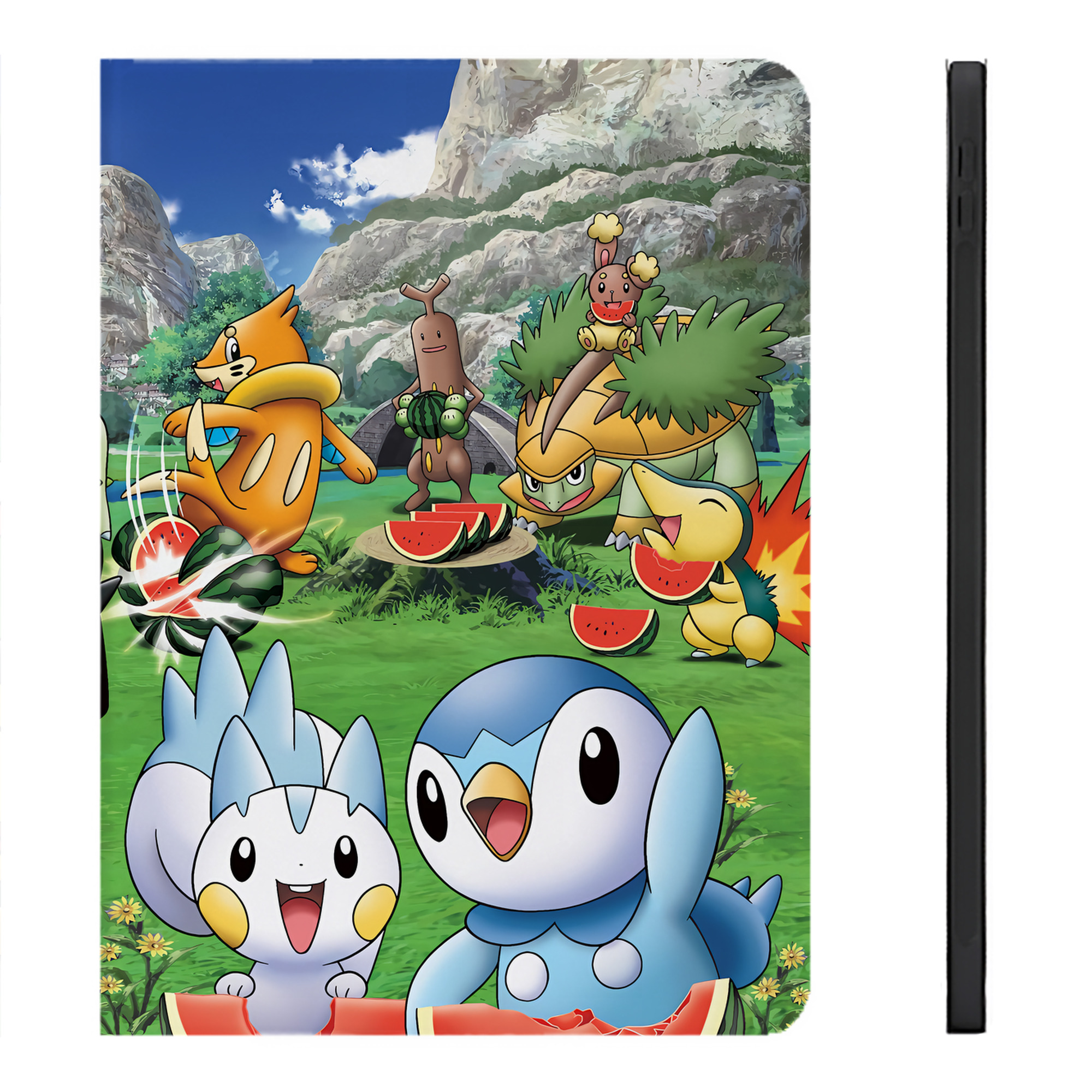 （画像用） ポケットモンスター Pokémon IPadケース ペンホルダー付き ブックスタイルデザイン